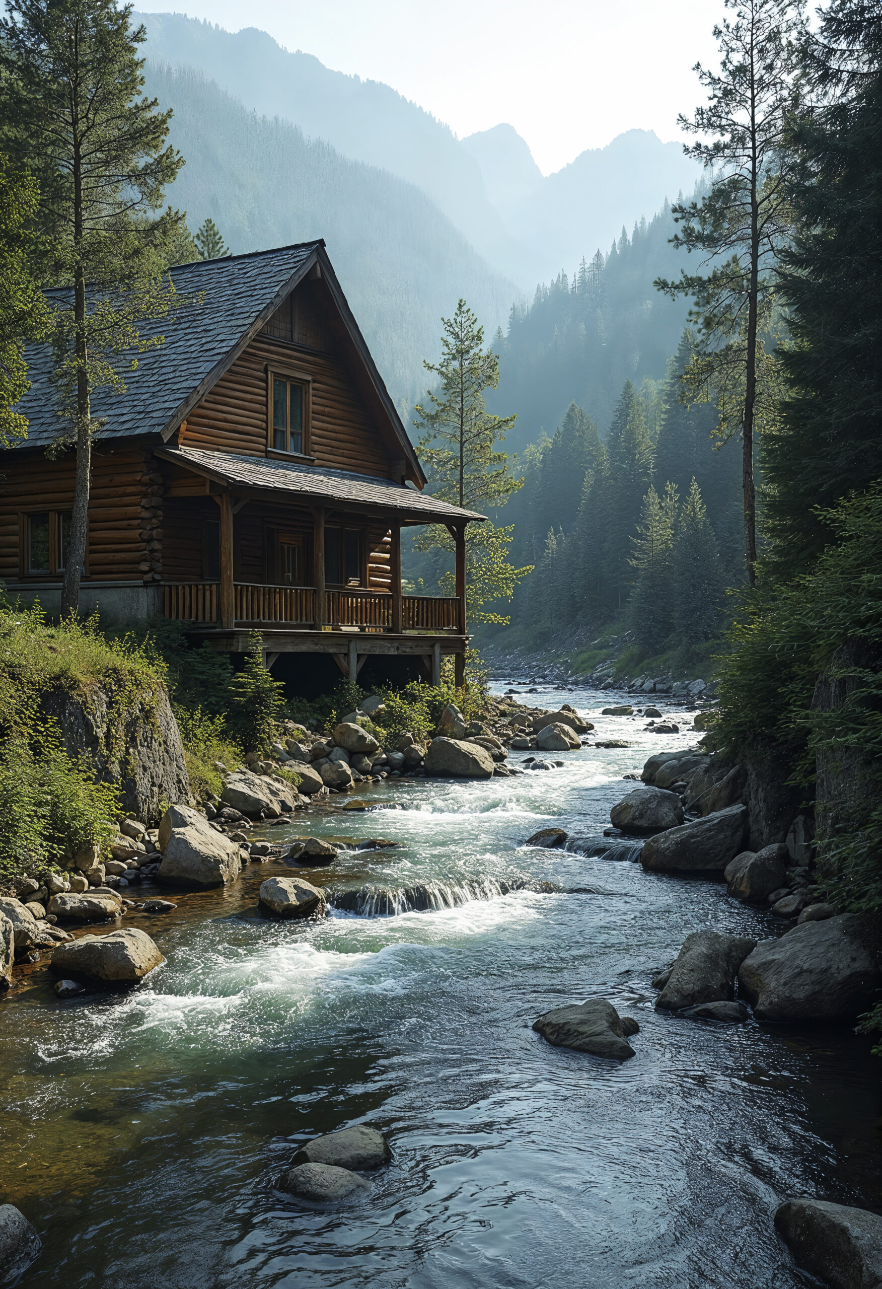 beautiful-rustic-house-landscape